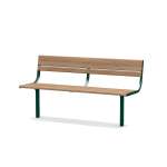 Ławka Latinerkvarteret z oparciem 3-osobowa