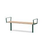 Ławka Latinerkvarteret bez oparcia z podłokietnikiem 3-osobowa