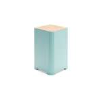 Stołek Kødbyen kwadrat wys. 60 cm | stal i drewno