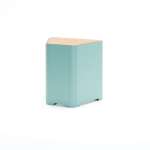 Stołek Kødbyen trapez wys. 60 cm | stal i drewno