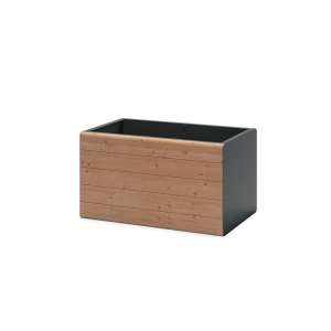 Donica Indre By 130 l | stal i drewno
