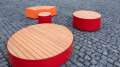 Valby round bench